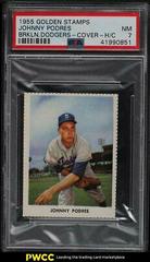 Johnny Podres [Brooklyn Dodgers] Baseball Cards 1955 Golden Stamps Prices