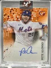 Pete Alonso [Orange Refractor] #PA-PAL Baseball Cards 2022 Topps Pristine Autographs Prices