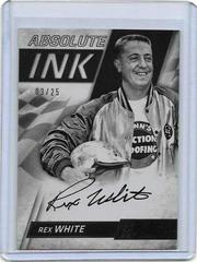 Rex White [Red] #AI-RE Racing Cards 2017 Panini Absolute Nascar Ink Autographs Prices