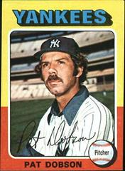 Pat Dobson #44 Baseball Cards 1975 Topps Mini Prices