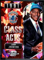 Larry Johnson [Red Cracked Ice] #26 Basketball Cards 2018 Panini Contenders Optic Class Acts Prices