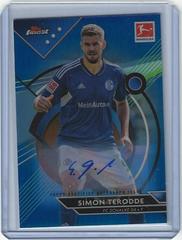 Simon Terodde [Blue] #BCA-ST Soccer Cards 2022 Topps Finest Bundesliga Autographs Prices