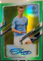 Oleksandr Zinchenko [Neon Green Refractor] Soccer Cards 2020 Topps Chrome UEFA Champions League Autographs Prices