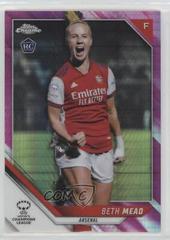 Beth Mead [Pink Prism Refractor] Soccer Cards 2021 Topps Chrome UEFA Women’s Champions League Prices