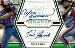 Tim Raines, Andre Dawson [Green] #DAC-DRA Baseball Cards 2022 Topps Definitive Dual Autograph Collection Prices