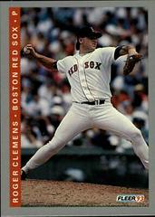 Roger Clemens #177 Baseball Cards 1993 Fleer Prices
