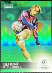 Luka Modric [Green Refractor] Soccer Cards 2020 Stadium Club Chrome UEFA Champions League Prices
