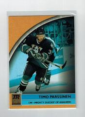 Timo Parssinen #112 Hockey Cards 2001 Topps Reserve Prices