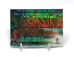 Sadio Mane [Aqua Green Electric Refractor] #30 Soccer Cards 2020 Stadium Club Chrome UEFA Champions League Prices