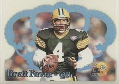Brett Favre [Blue Holofoil] Football Cards 1995 Pacific Crown Royale Prices