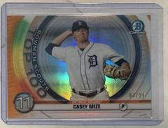 Casey Mize [Orange Refractor] Baseball Cards 2020 Bowman Chrome Scouts' Top 100 Prices