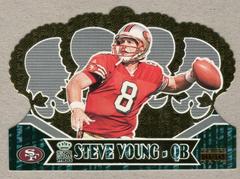 Steve Young [Premiere Date] #93 Football Cards 2000 Pacific Crown Royale Prices