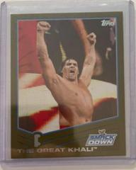 The Great Khali [Gold] Wrestling Cards 2013 Topps WWE Prices