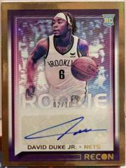 David Duke Jr. [Gold] Basketball Cards 2021 Panini Recon Rookie Signatures Prices
