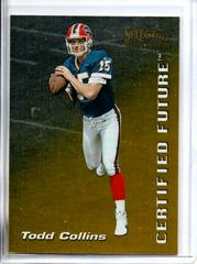 Todd Collins Football Cards 1995 Panini Select Certified Future Prices