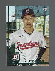 Steven Kwan [Image Swap Variation] Baseball Cards 2022 Bowman Heritage Prices