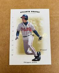 Chipper Jones [SP Limited] #149 Baseball Cards 2001 SP Authentic Prices