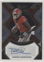 Darnell Washington [Gold Lazer] #RS-DWA Football Cards 2023 Panini Select Draft Picks Rookie Signatures Prices