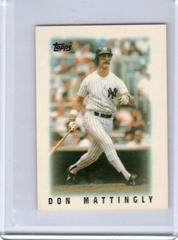 Don Mattingly #28 Baseball Cards 1986 Topps Mini League Leaders Prices