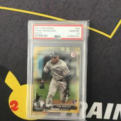 Yoan Moncada [Gold] #25 Baseball Cards 2017 Bowman Prices