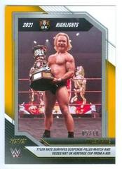 Tyler Bate [Gold] #45 Wrestling Cards 2022 Panini NXT WWE 2021 Highlights Prices