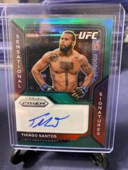 Thiago Santos [Green] Ufc Cards 2021 Panini Prizm UFC Sensational Signatures Prices