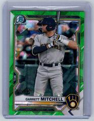 Garrett Mitchell [Green Refractor] #BCP-129 Baseball Cards 2021 Bowman Sapphire Prices