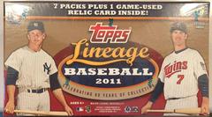 Blaster Box Baseball Cards 2011 Topps Lineage Prices