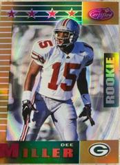 Dee Miller [Mirror Gold] Football Cards 1999 Leaf Certified Prices