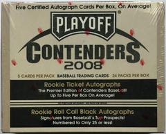 Hobby Box Baseball Cards 2008 Playoff Contenders Prices