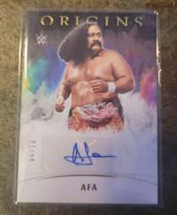 Afa [Gold] Wrestling Cards 2022 Panini Chronicles WWE Origins Autographs Prices