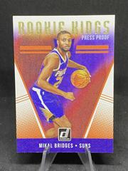 Mikal Bridges [Press Proof] Basketball Cards 2018 Panini Donruss Rookie Kings Prices