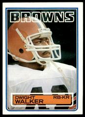 Dwight Walker Football Cards 1983 Topps Prices