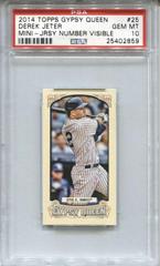Derek Jeter [Mini Jersey Number Visible] Baseball Cards 2014 Topps Gypsy Queen Prices