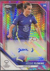 Jessie Fleming [Pink Prism Refractor] Soccer Cards 2021 Topps Chrome UEFA Women’s Champions League Autographs Prices