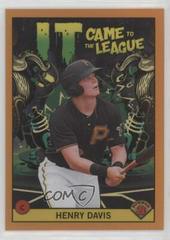 Henry Davis [Orange Refractor Mega Box Mojo] Baseball Cards 2022 Bowman Chrome It Came To The League Prices
