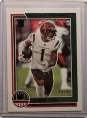Ja'Marr Chase [Red] #STS-JCH Football Cards 2021 Panini Chronicles Stars and Stripes Prices