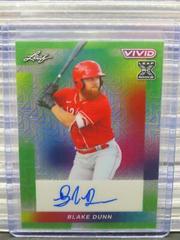 Blake Dunn [Green Mojo] #BA-BD1 Baseball Cards 2023 Leaf Vivid Autograph Prices