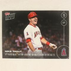 Mike Trout Baseball Cards 2016 Topps Now Prices