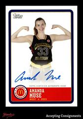 Amanda Muse [Autograph] #PA-AM Basketball Cards 2023 Topps Chrome McDonald's All American Paper At Event Prices