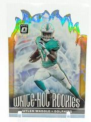 Jaylen Waddle [Gold] Football Cards 2021 Panini Donruss Optic White Hot Rookies Prices