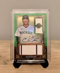 Colton Welker [Emerald] Baseball Cards 2022 Topps Triple Threads Rookie & Future Phenoms Autograph Relics Prices