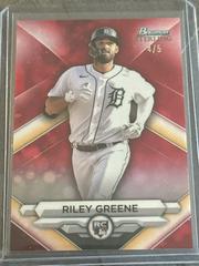 Riley Greene [Red] #BSR-41 Baseball Cards 2023 Bowman Sterling Prices