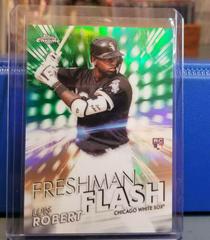 Luis Robert [Green Refractor] #FF-5 Baseball Cards 2020 Topps Chrome Freshman Flash Prices