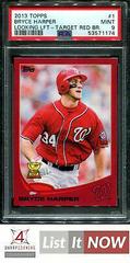 Bryce Harper [Looking Left Red Border] #1 Baseball Cards 2013 Topps Prices