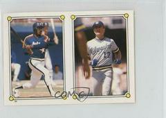Kevin Bass, Jim Gantner Baseball Cards 1987 O Pee Chee Stickers Prices