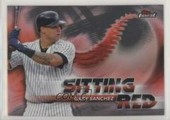Gary Sanchez #SR-GS Baseball Cards 2018 Topps Finest Sitting Red Prices