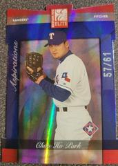 Chan HO Park Baseball Cards 2002 Donruss Elite Prices