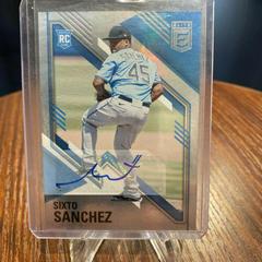 Sixto Sanchez [Blue] Baseball Cards 2021 Panini Chronicles Elite Prices