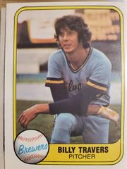Billy Travers #514 Baseball Cards 1981 Fleer Prices